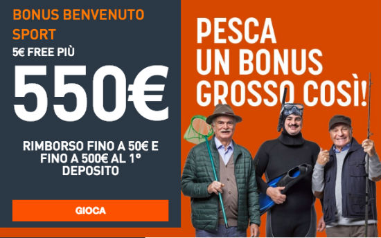 snai bonus di benvenuto