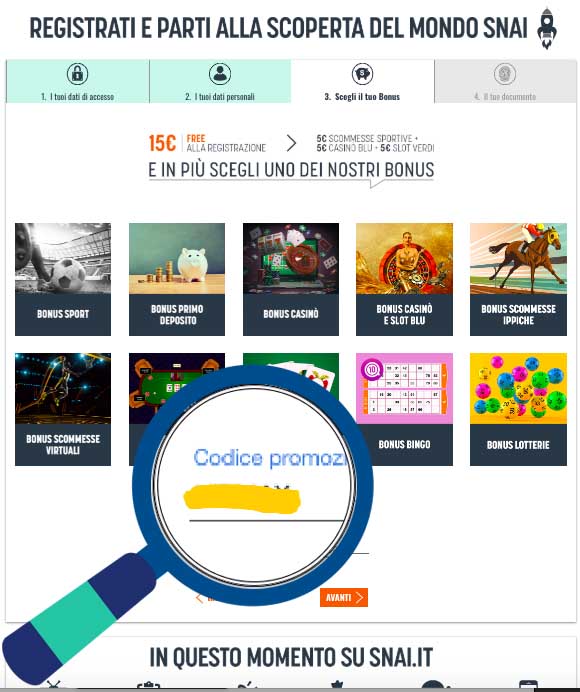 Codice promozionale snai » 2019 | Guida all'iscrizione | Codici ...