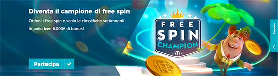 il campionato di free spin