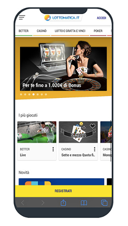 lottomatica casino mobile