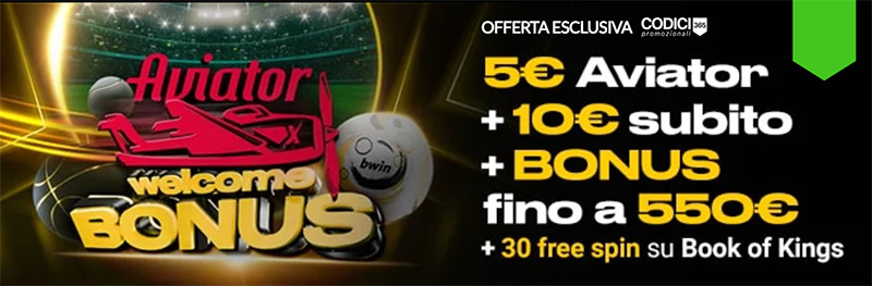 codice bonus bwin