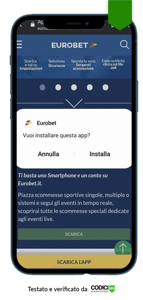 eurobet scommesse app