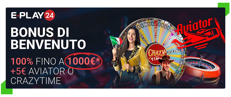 eplay24 bonus benvenuto casino